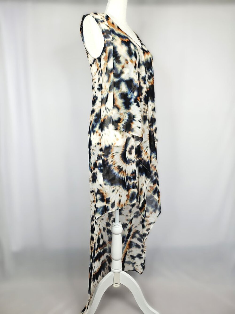 BCBGMAXAZRIA | Asymmetrical Draped Maxi Dress | Resort Cruise | XS